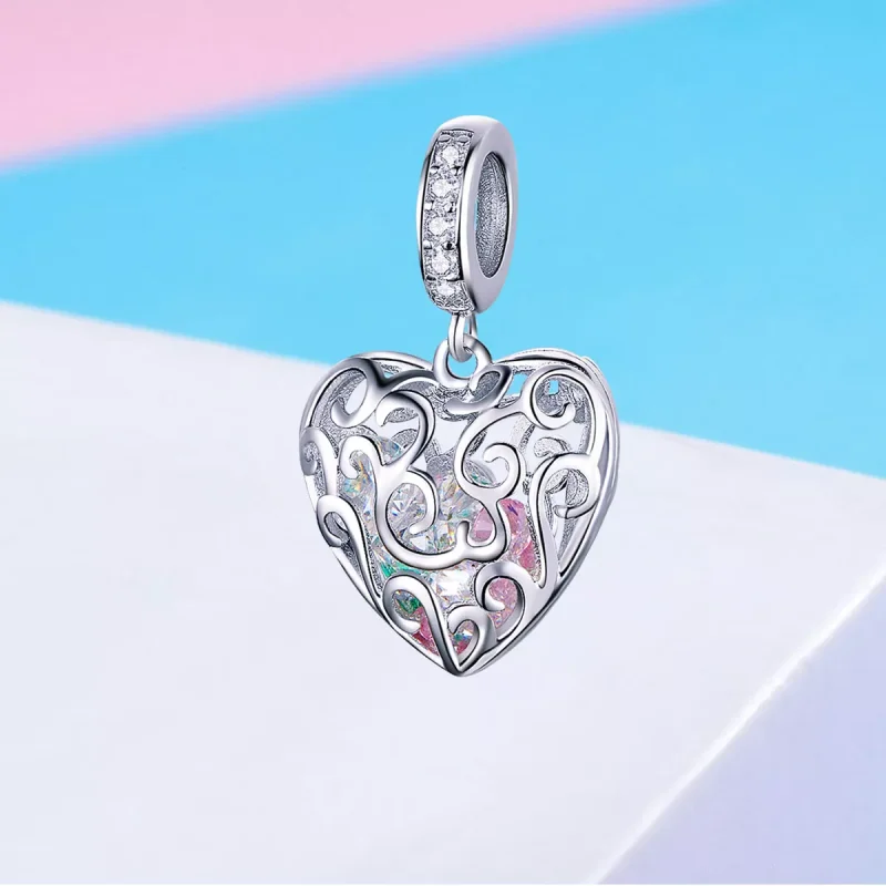 (immagine per) Charm Pendente tipo Pandora Palpitazione - SCC1126 - Visualizza 6