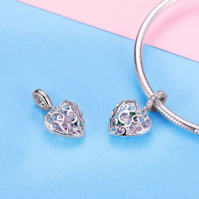 (immagine per) Charm Pendente tipo Pandora Palpitazione - SCC1126 - Visualizza 7