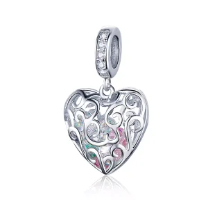 (immagine per) Charm Pendente tipo Pandora Palpitazione - SCC1126