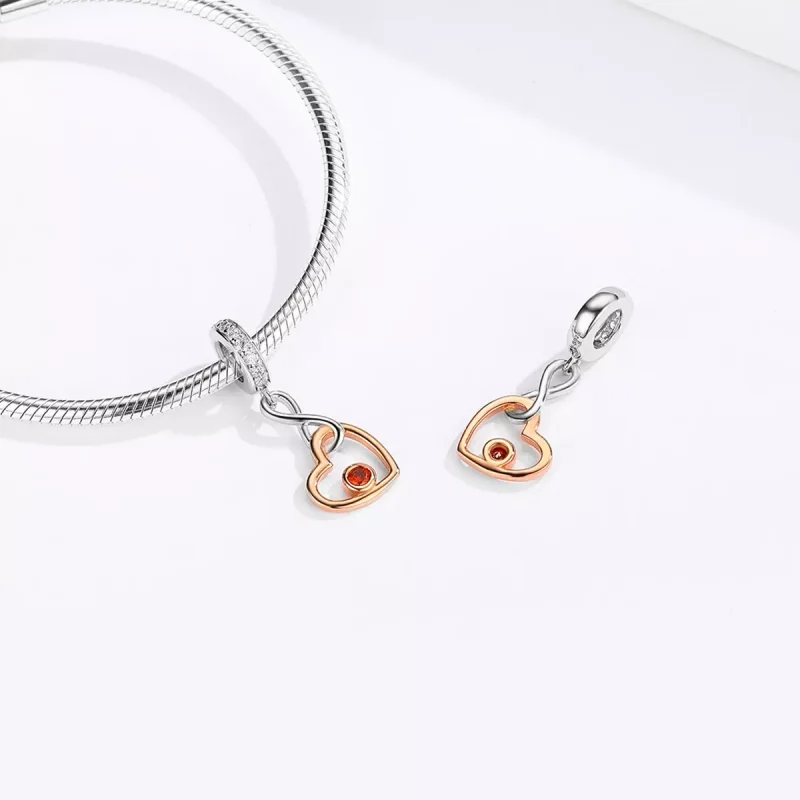 (immagine per) Charm Pendente tipo Pandora Palpitazione - SCC1239 - Visualizza 4