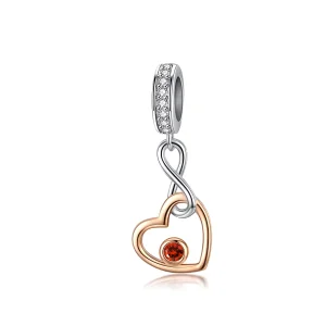 (immagine per) Charm Pendente tipo Pandora Palpitazione - SCC1239