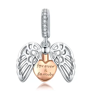 (immagine per) Charm Pendente tipo Pandora Per sempre e famiglia - SCC1299