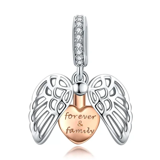 (immagine per) Charm Pendente tipo Pandora Per sempre e famiglia - SCC1299