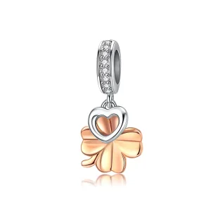 (immagine per) Charm Pendente tipo Pandora Quadrifoglio - SCC1238