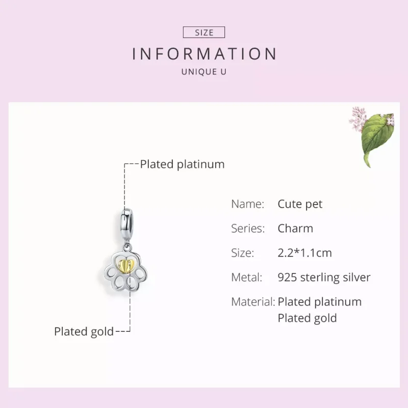 (immagine per) Charm Pendente tipo Pandora Simpatico animale domestico - SCC1251 - Visualizza 3