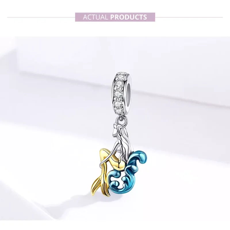 (immagine per) Charm Pendente tipo Pandora Sirena in attesa - SCC1166 - Visualizza 2