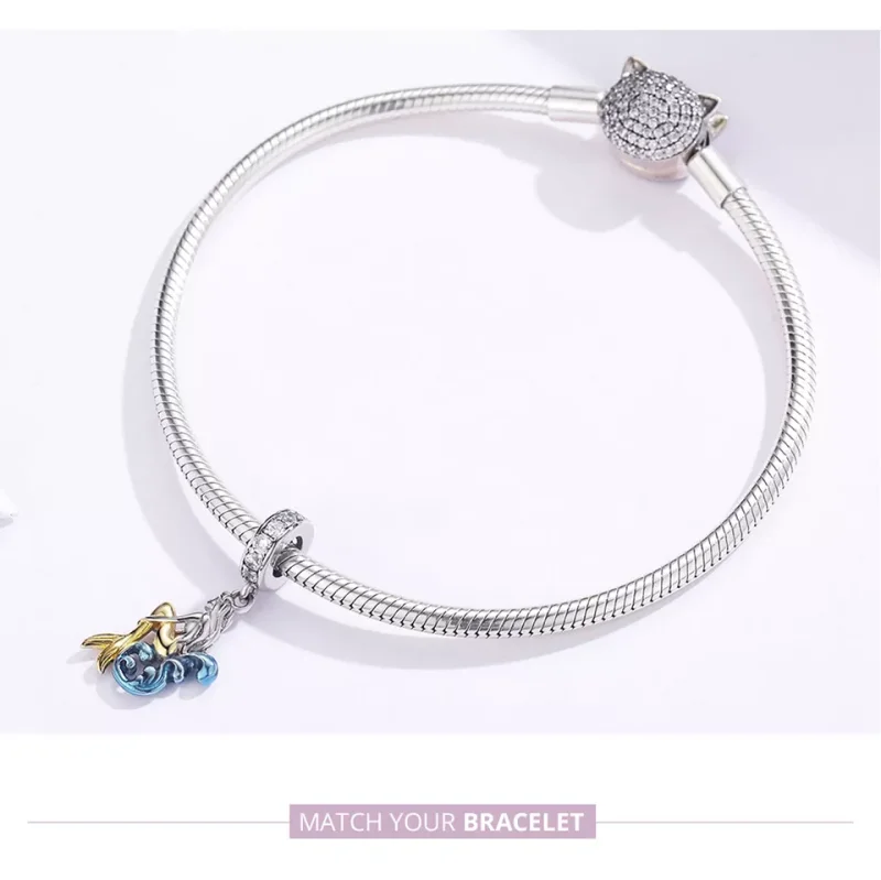 (immagine per) Charm Pendente tipo Pandora Sirena in attesa - SCC1166 - Visualizza 7