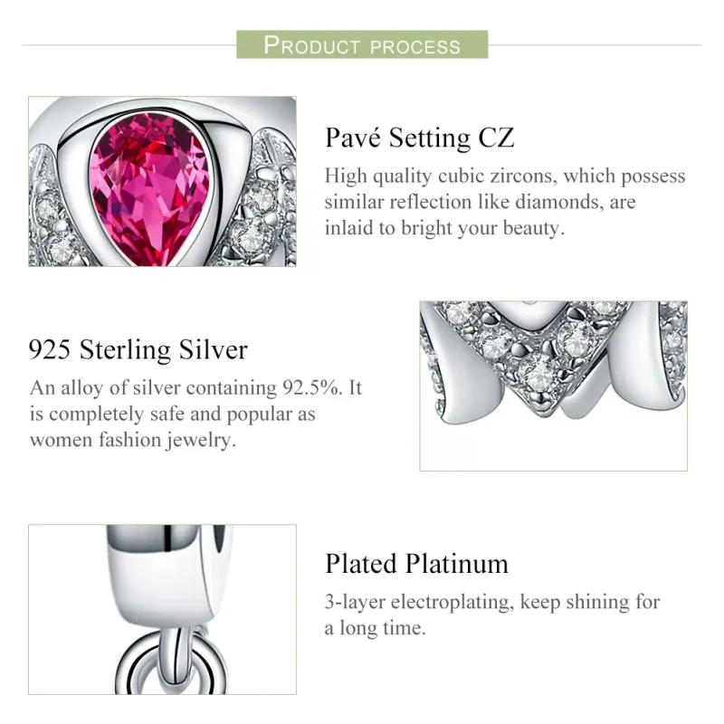 (immagine per) Charm Pendente tipo Pandora Storia del tulipano - SCC1027 - Visualizza 6