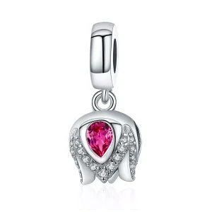 (immagine per) Charm Pendente tipo Pandora Storia del tulipano - SCC1027