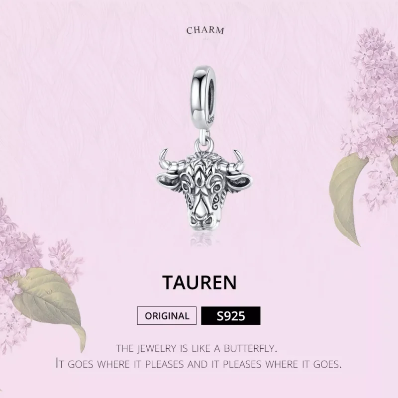 (immagine per) Charm Pendente tipo Pandora Tauren - SCC1316 - Visualizza 2