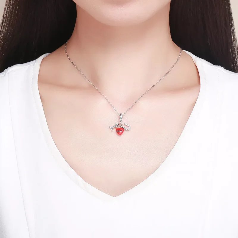 (immagine per) Charm Pendente tipo Pandora Ti voglio bene - SCC1055 - Visualizza 5