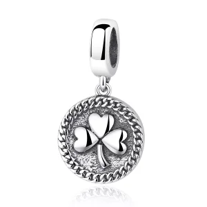 (immagine per) Charm Pendente tipo Pandora Trifoglio - SCC039