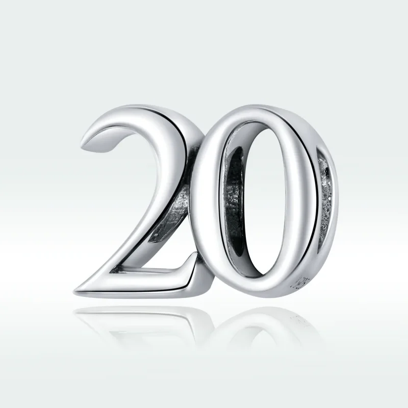 (immagine per) Charm tipo Pandora 20° Anniversario - SCC1623 - Visualizza 5