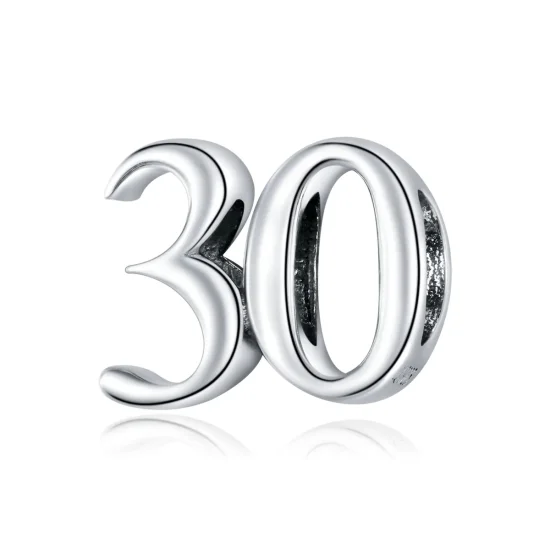 (immagine per) Charm tipo Pandora 30° Compleanno - SCC1622