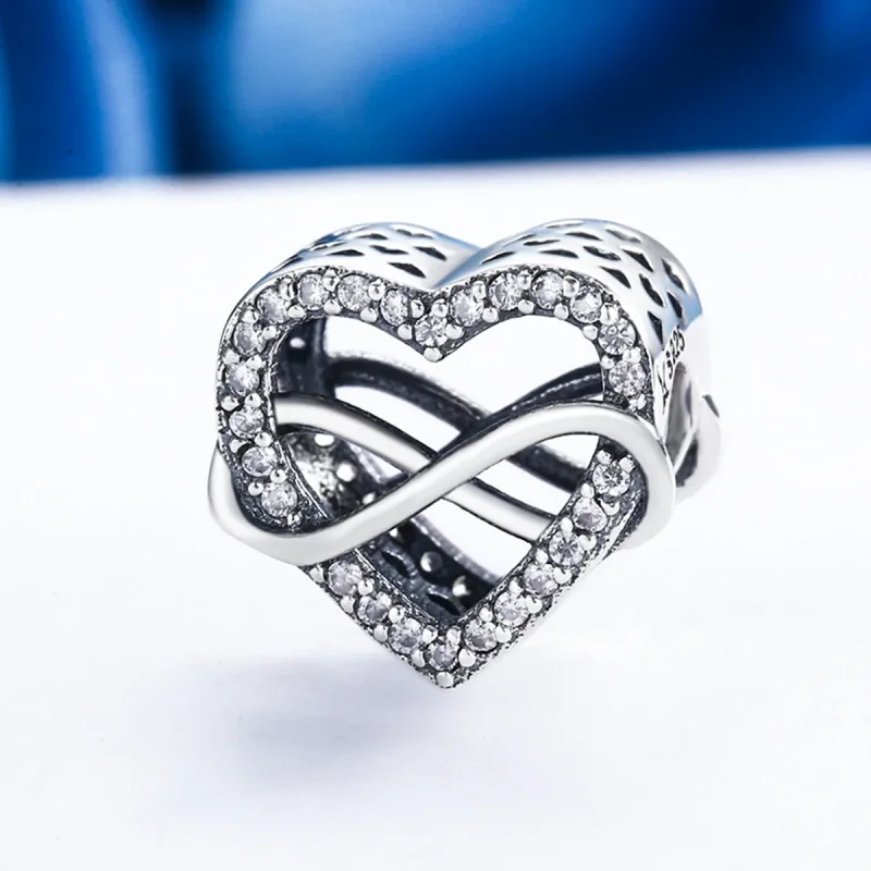 (immagine per) Charm tipo Pandora A forma di cuore - SCC432 - Visualizza 4