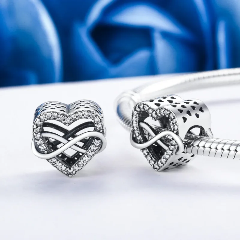 (immagine per) Charm tipo Pandora A forma di cuore - SCC432 - Visualizza 5