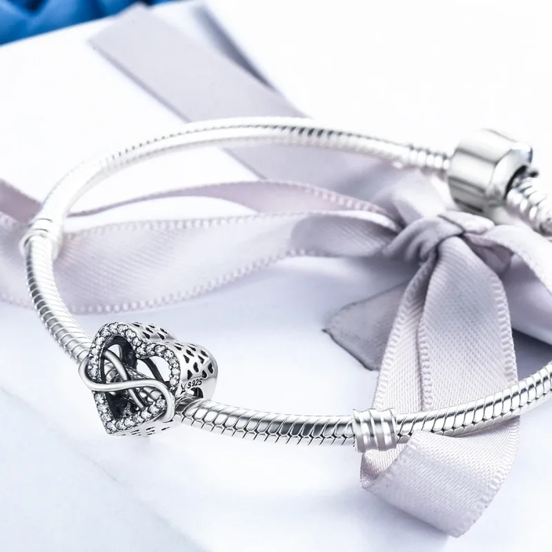 (immagine per) Charm tipo Pandora A forma di cuore - SCC432 - Visualizza 6