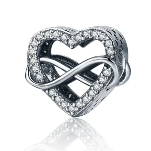 (immagine per) Charm tipo Pandora A forma di cuore - SCC432