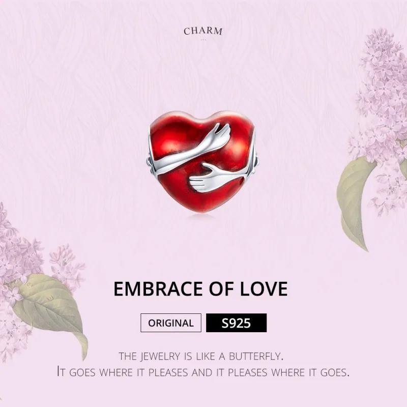 (immagine per) Charm tipo Pandora Abbracci d'amore - SCC1847 - Visualizza 7