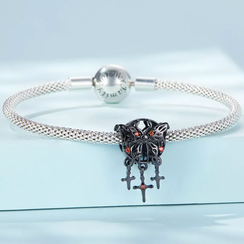 (immagine per) Charm tipo Pandora Acchiappasogni farfalla - SCC2383 - Visualizza 3
