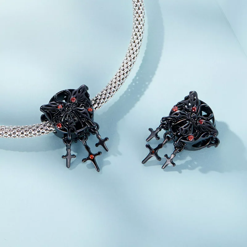 (immagine per) Charm tipo Pandora Acchiappasogni farfalla - SCC2383 - Visualizza 4