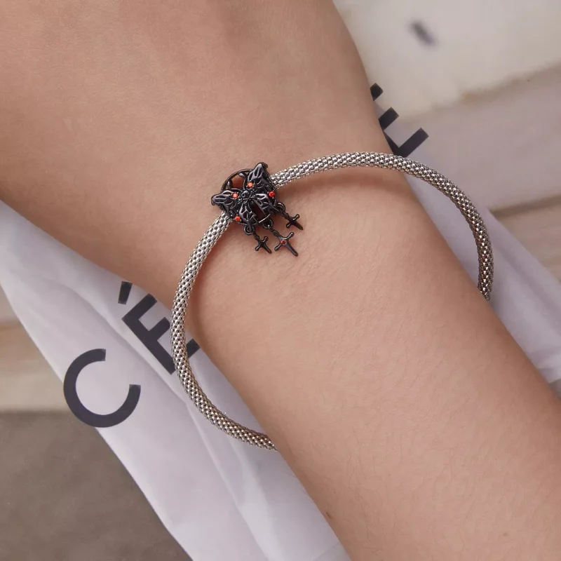 (immagine per) Charm tipo Pandora Acchiappasogni farfalla - SCC2383 - Visualizza 5