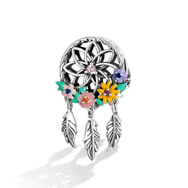 (immagine per) Charm tipo Pandora Acchiappasogni ghirlanda - BSC589 - Visualizza 2