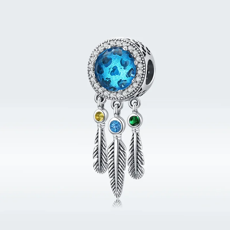 (immagine per) Charm tipo Pandora Acchiappasogni in zaffiro - SCC1384 - Visualizza 5