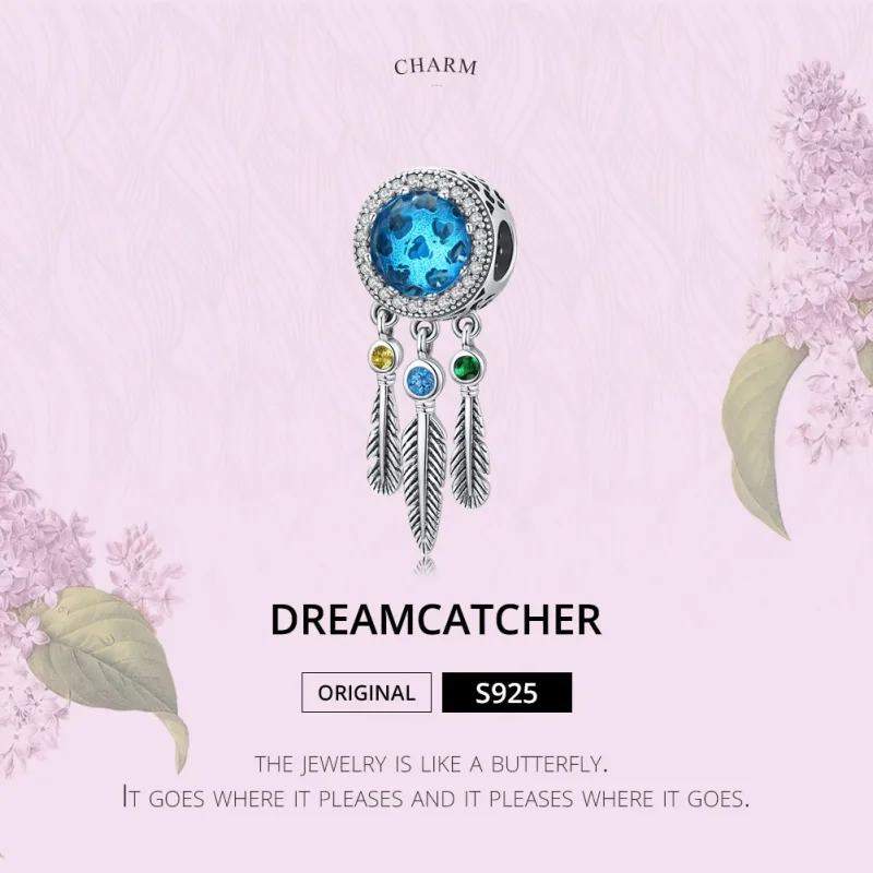 (immagine per) Charm tipo Pandora Acchiappasogni in zaffiro - SCC1384 - Visualizza 6