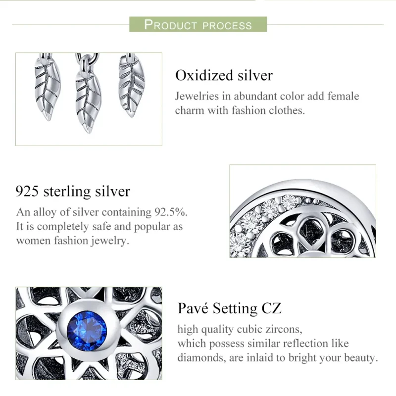 (immagine per) Charm tipo Pandora Acchiappasogni spirituale - SCC718 - Visualizza 7