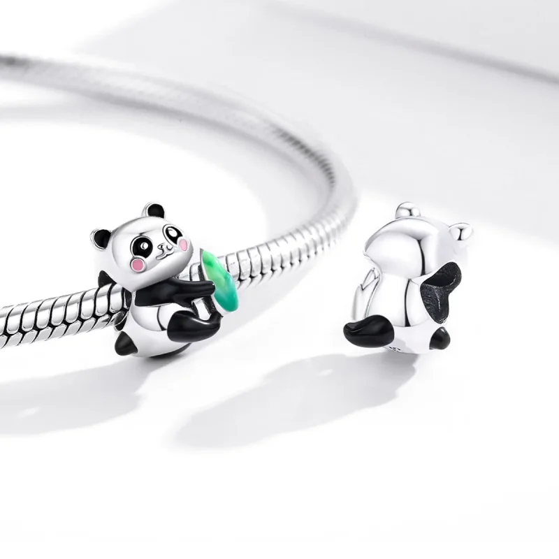 (immagine per) Charm tipo Pandora Adorabile cucciolo di panda - SCC1832 - Visualizza 4
