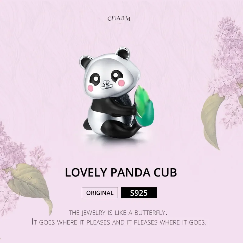 (immagine per) Charm tipo Pandora Adorabile cucciolo di panda - SCC1832 - Visualizza 6
