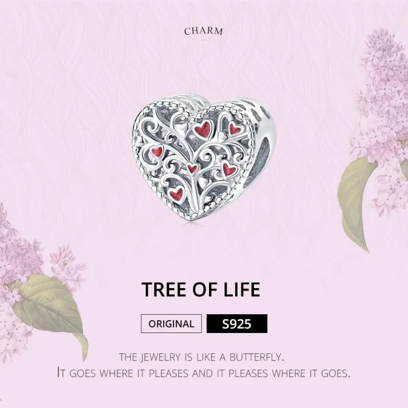 (immagine per) Charm tipo Pandora Albero della vita - BSC279 - Visualizza 6