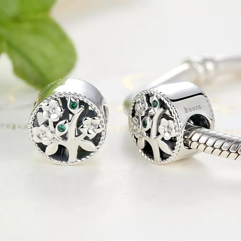(immagine per) Charm tipo Pandora Albero della vita - SCC115 - Visualizza 2