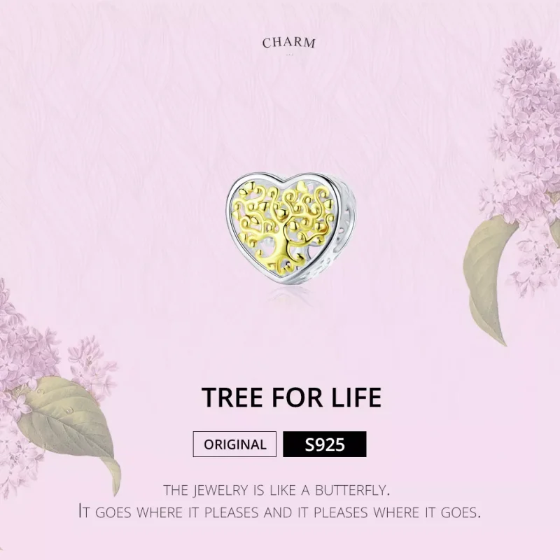 (immagine per) Charm tipo Pandora Albero della vita - SCC1264 - Visualizza 2