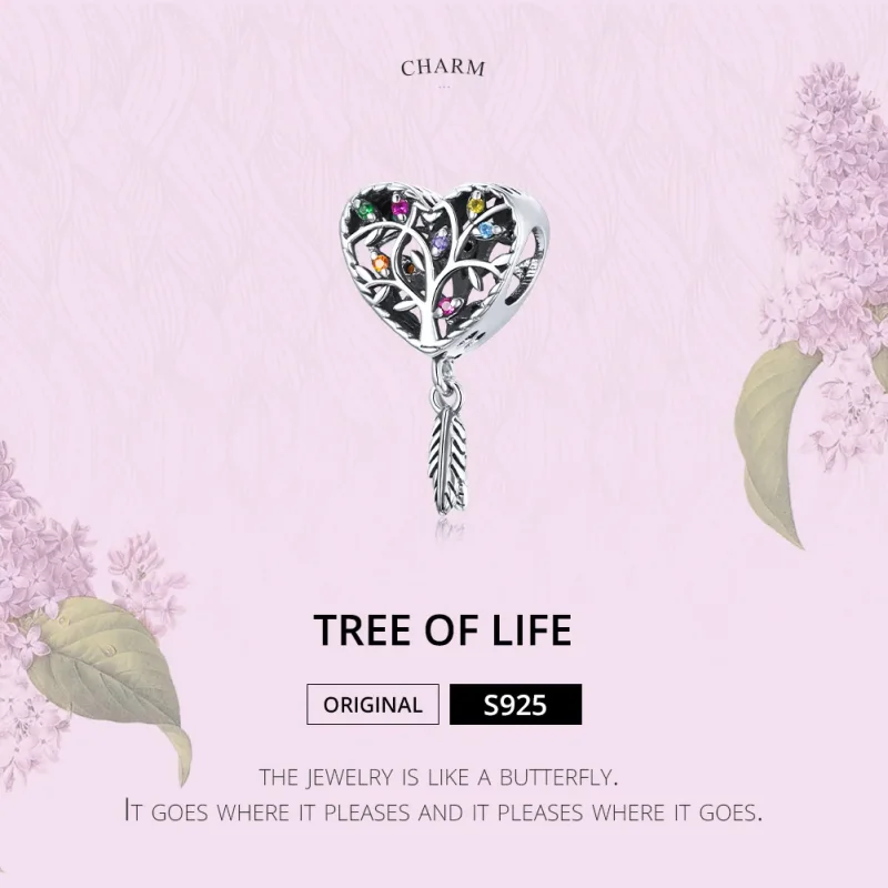 (immagine per) Charm tipo Pandora Albero della vita - SCC1768 - Visualizza 6