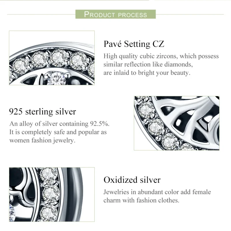 (immagine per) Charm tipo Pandora Albero della vita - SCC616 - Visualizza 7