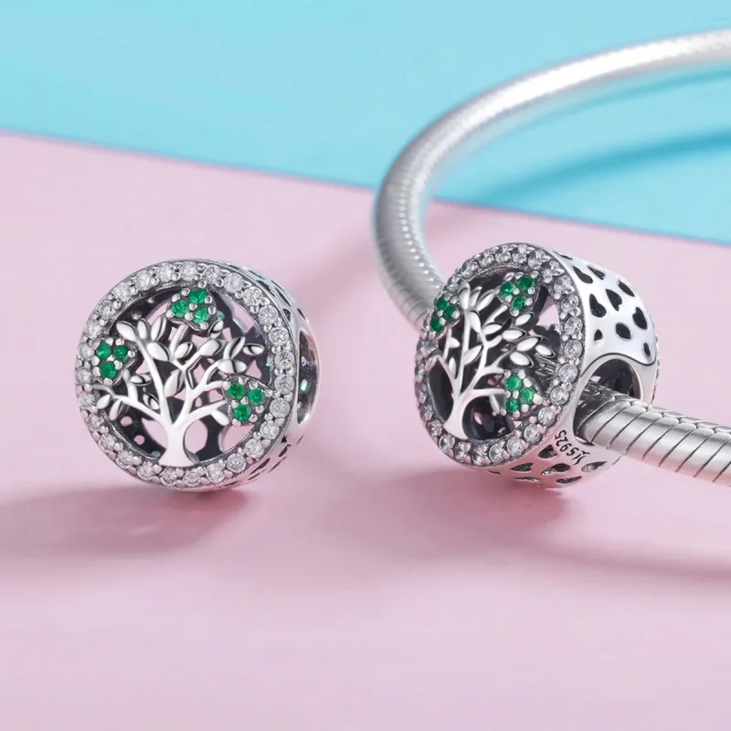 (immagine per) Charm tipo Pandora Albero della vita - SCC919 - Visualizza 4