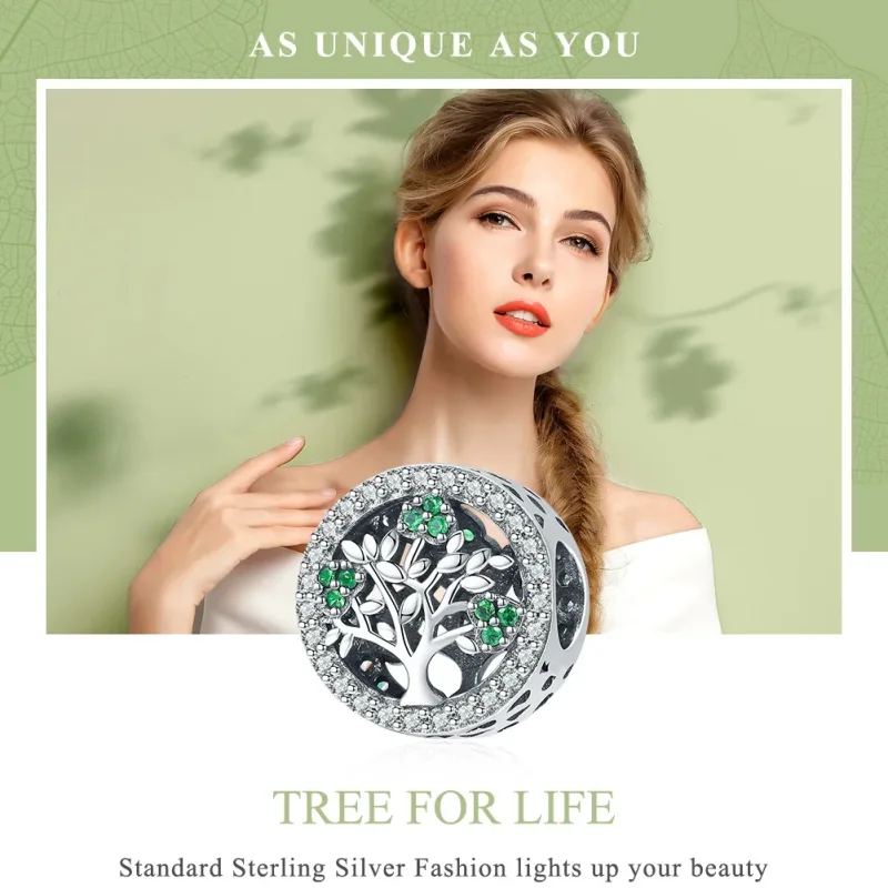 (immagine per) Charm tipo Pandora Albero della vita - SCC919 - Visualizza 6