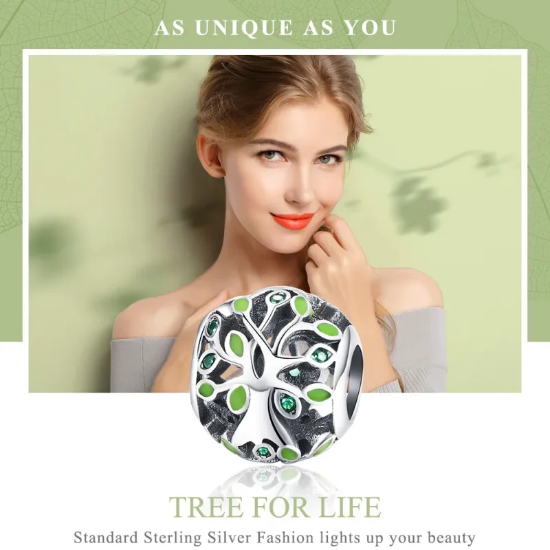 (immagine per) Charm tipo Pandora Albero della vita - SCC994 - Visualizza 6