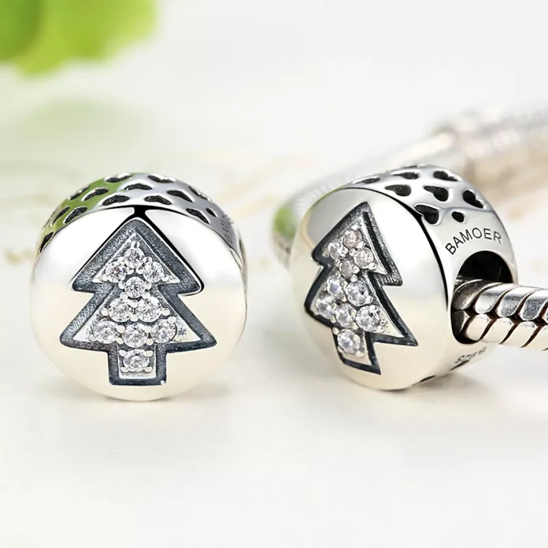 (immagine per) Charm tipo Pandora Albero di Natale - SCC064 - Visualizza 2