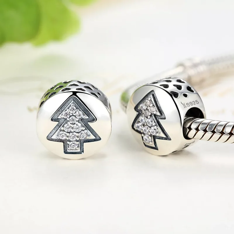 (immagine per) Charm tipo Pandora Albero di Natale - SCC064 - Visualizza 3