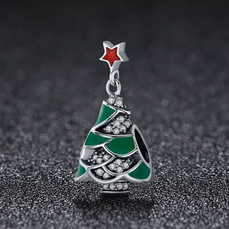 (immagine per) Charm tipo Pandora Albero di Natale - SCC307 - Visualizza 2
