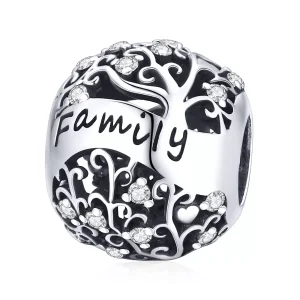 (immagine per) Charm tipo Pandora Albero genealogico - BSC489