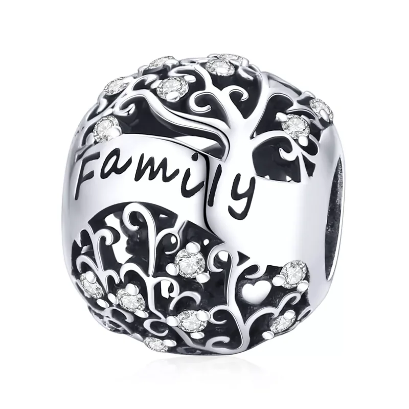 (immagine per) Charm tipo Pandora Albero genealogico - BSC489