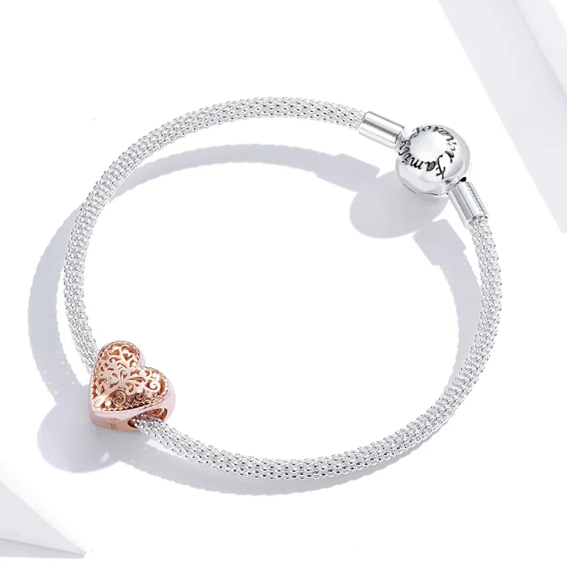 (immagine per) Charm tipo Pandora Albero genealogico della rosa - BSC215 - Visualizza 2