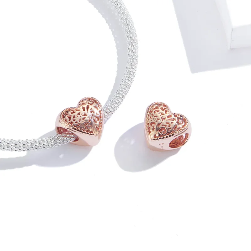 (immagine per) Charm tipo Pandora Albero genealogico della rosa - BSC215 - Visualizza 3