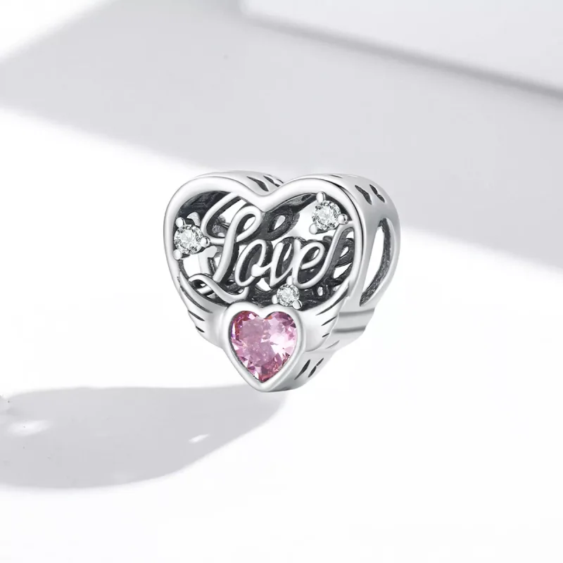 (immagine per) Charm tipo Pandora Ali d'amore - BSC528 - Visualizza 2
