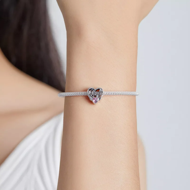 (immagine per) Charm tipo Pandora Ali d'amore - BSC528 - Visualizza 5
