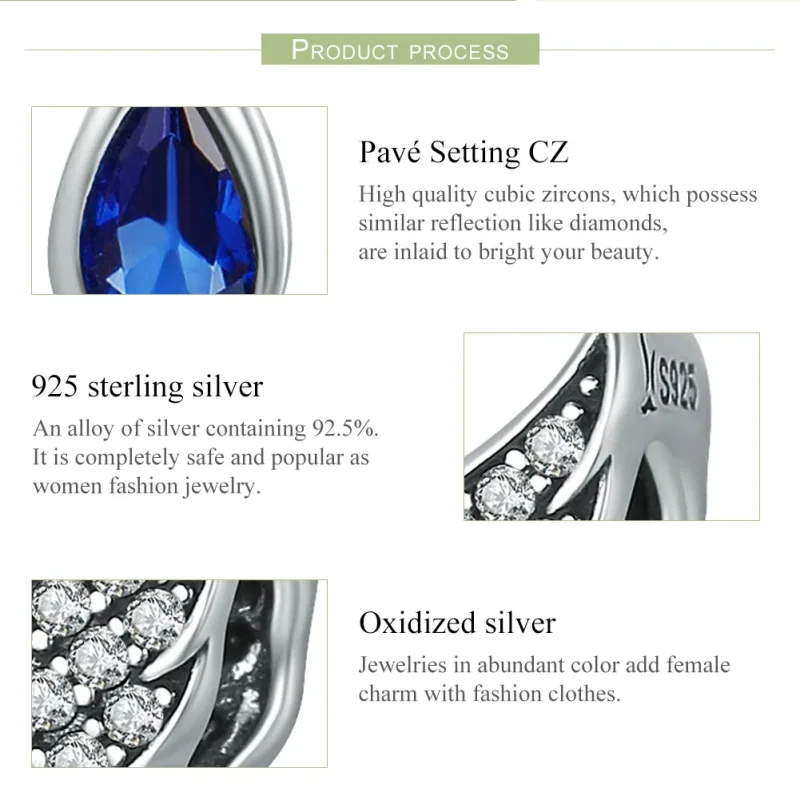 (immagine per) Charm tipo Pandora Ali d'angelo - SCC481 - Visualizza 6